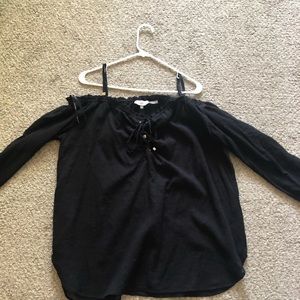 Black CK blouse- XL